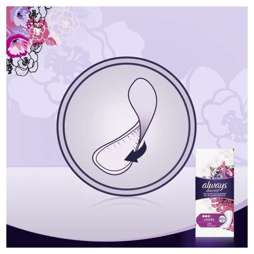 Always Discreet Liners 24 x 4 Packs - Always EasyMeds Pharmacy