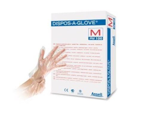 Ansell Dispos-A-Glove Powder Free Examination Gloves Medium x 100 - Ansell EasyMeds Pharmacy