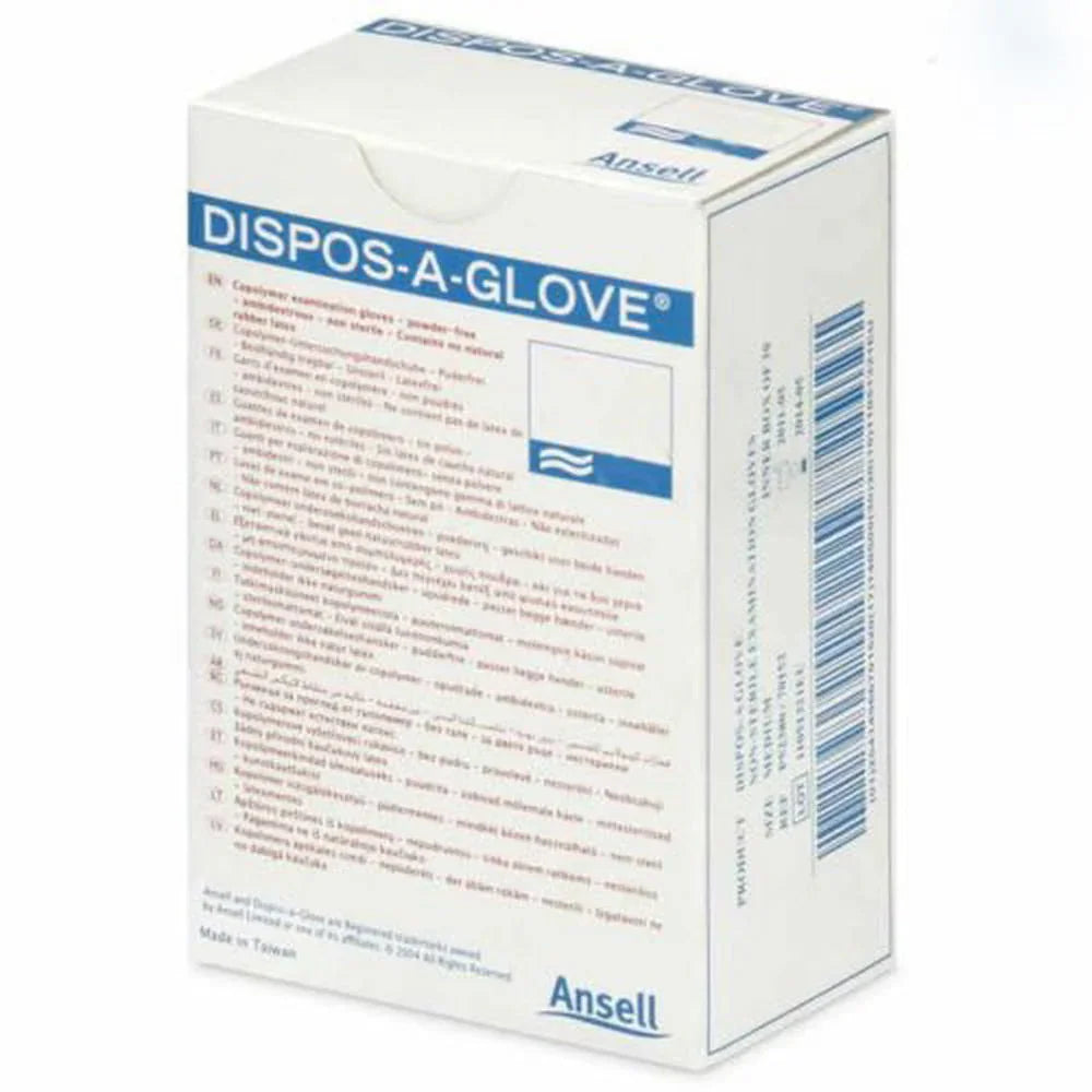 Ansell Powder Free Examination Dispos-A-Glove SMALL x 100 - Ansell EasyMeds Pharmacy