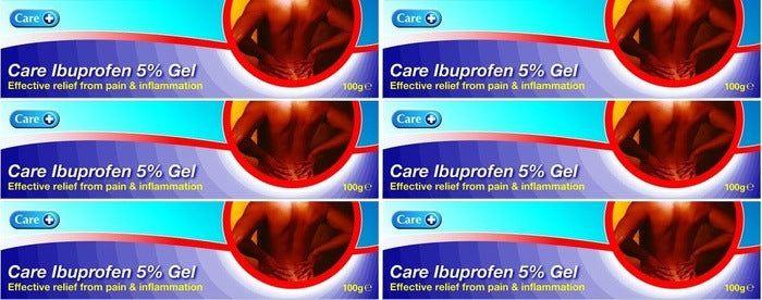 Care Ibuprofen 5% Gel 100g | Pain Relief/Anti-Inflammatory - Thornton & Ross EasyMeds Pharmacy