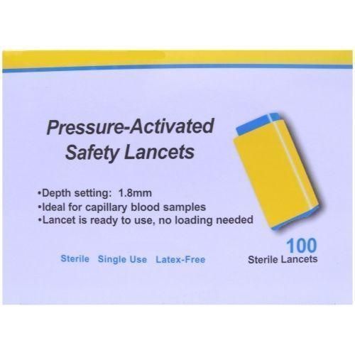 Apollo Pressure-Activated Safety Lancets 28G x 100 -   Apollo EasyMeds Pharmacy
