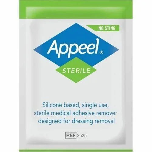 Appeel Sterile Medical Adhesive Remover Wipes x 10 - No Sting - Clinimed EasyMeds Pharmacy
