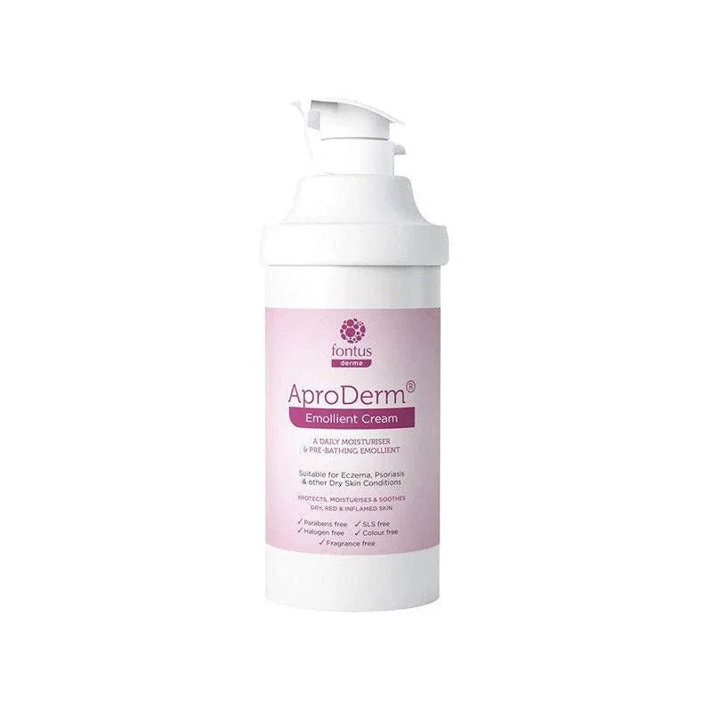 Aproderm Emollient Cream Pump 500g - Fontus Health EasyMeds Pharmacy