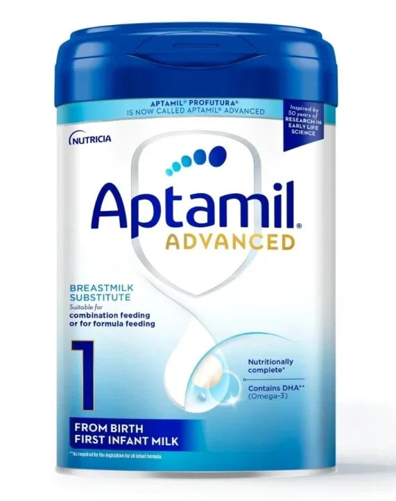 Aptamil Advanced 1 First Infant Baby Milk Powder Formula, from Birth, 800g