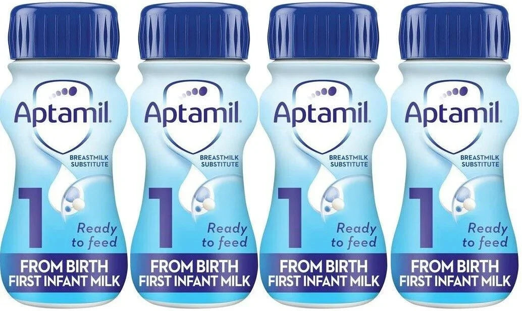 Aptamil 1 First Infant Baby Milk Ready to Use Formula 200ml x 4 - Aptamil EasyMeds Pharmacy