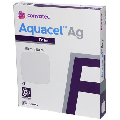 Aquacel AG Foam Non Adhesive Dressing 15cm x 15cm x 5
