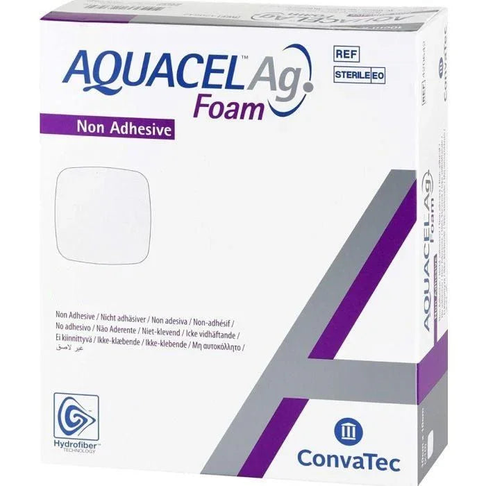 Aquacel AG Foam Non Adhesive Dressing 20cm x 20cm x 1 (420646) - Convatec EasyMeds Pharmacy