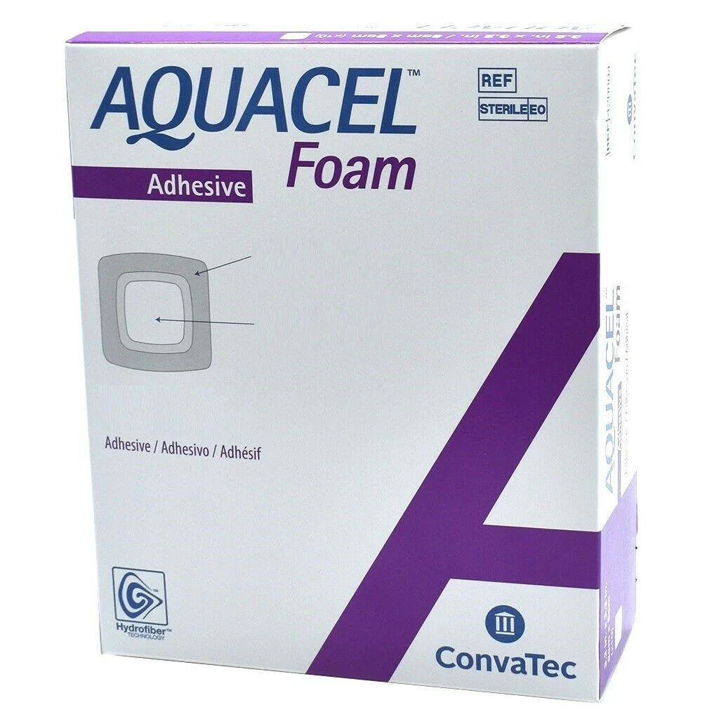 Aquacel Foam Adhesive 8cm x 13cm Dressings - ConvaTec EasyMeds Pharmacy