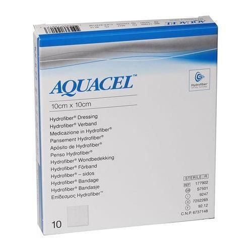Aquacel Hydrofiber Dressing 10cm x 10cm x10 (Ulcers, Post-Op, Burns) - Convatec EasyMeds Pharmacy