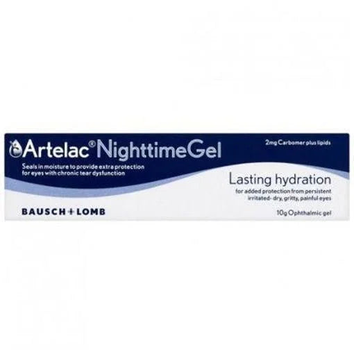 ARTELAC NIGHTTIME GEL 10G (DRY EYE AND IRRATATIOM RELIEF) | Lazada
