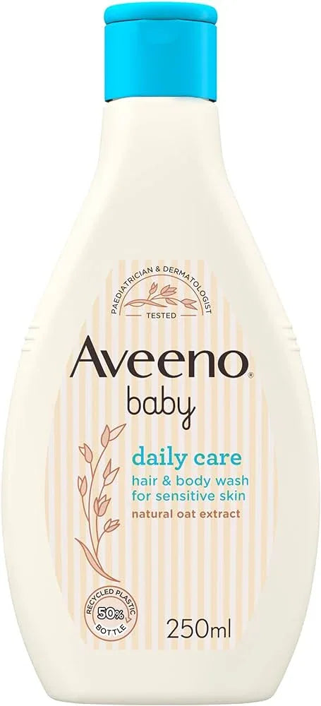 Aveeno Baby Hair & Body Wash 250ml - Johnson & Johnson EasyMeds Pharmacy