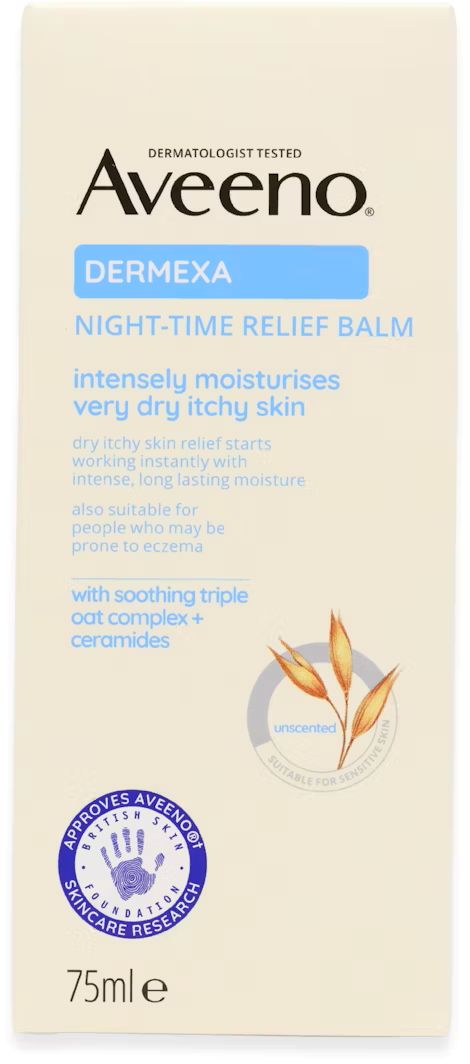 Aveeno Dermexa Night-Time Relief Balm 75ml