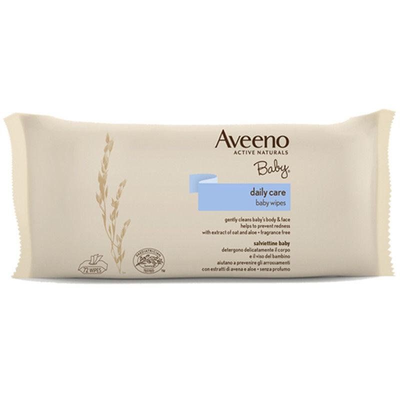 Aveeno Baby Daily Care Wipes x 72 - Johnson & Johnson EasyMeds Pharmacy