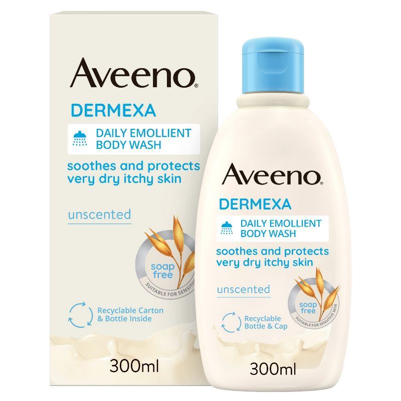 Aveeno Dermexa Daily Emollient Wash 300ml - Johnson & Johnson EasyMeds Pharmacy