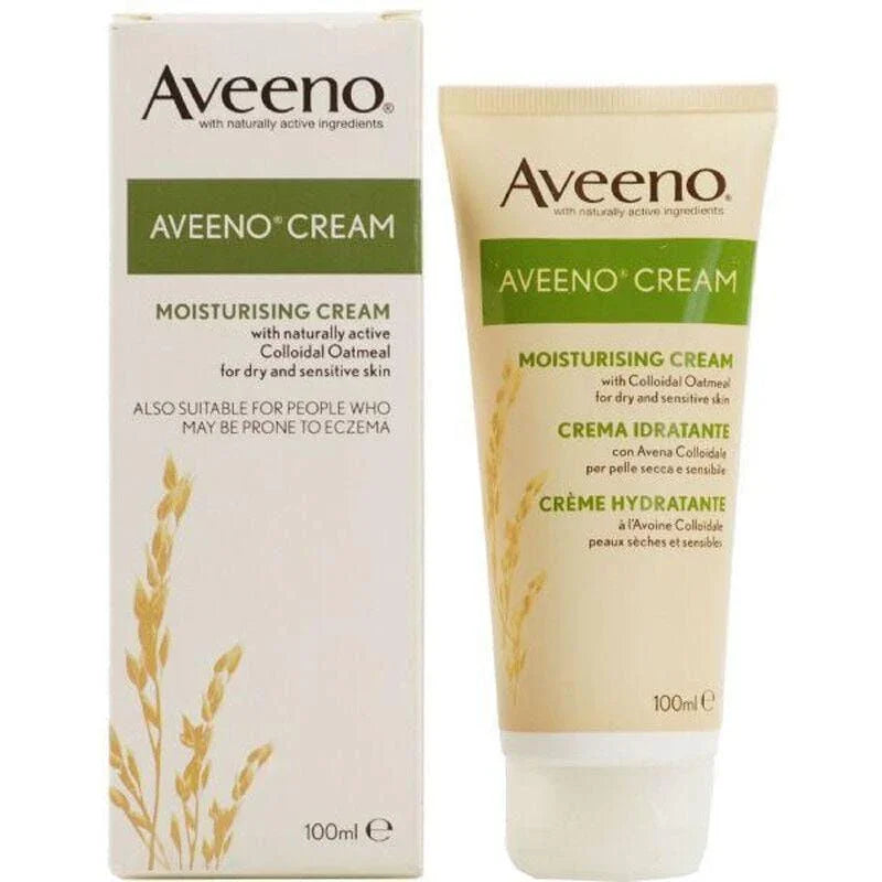 Aveeno Moisturising Collioidal Oatmeal Cream 100ml - Johnson & Johnson Ltd EasyMeds Pharmacy