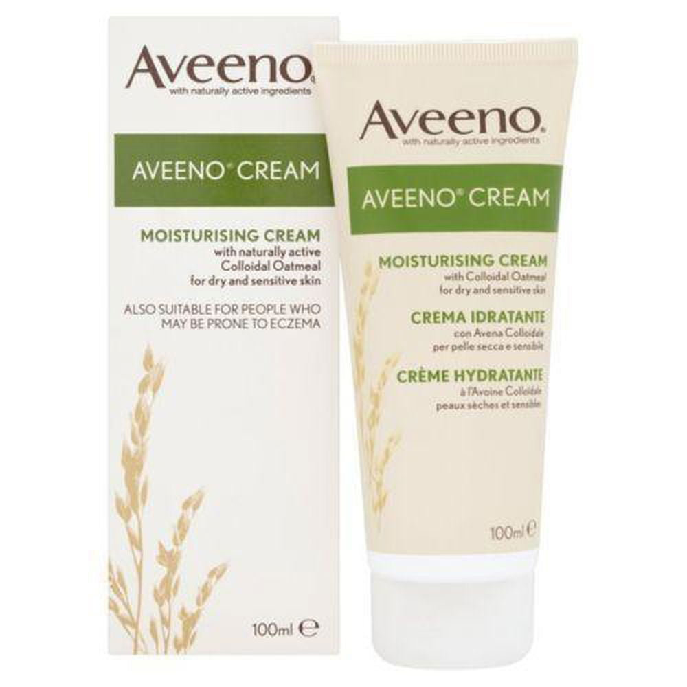Aveeno Moisturising Cream for Dry & Sensitive Skin 100ml x 6 -   Aveeno EasyMeds Pharmacy