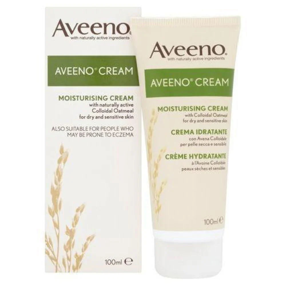 Aveeno Moisturising Cream for Dry & Sensitive Skin 100ml x 6 - Aveeno EasyMeds Pharmacy