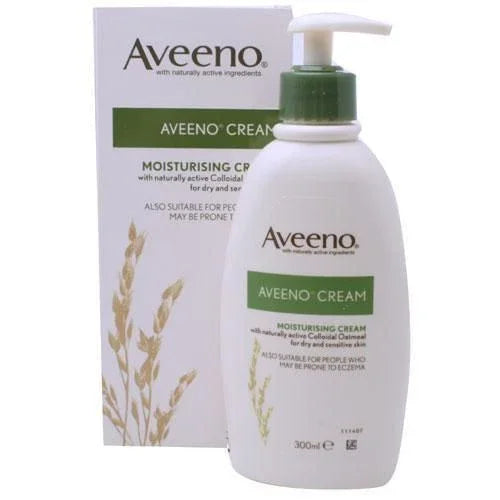 Aveeno Moisturising Cream for Dry & Sensitive Skin 300ml x 5 - Aveeno EasyMeds Pharmacy