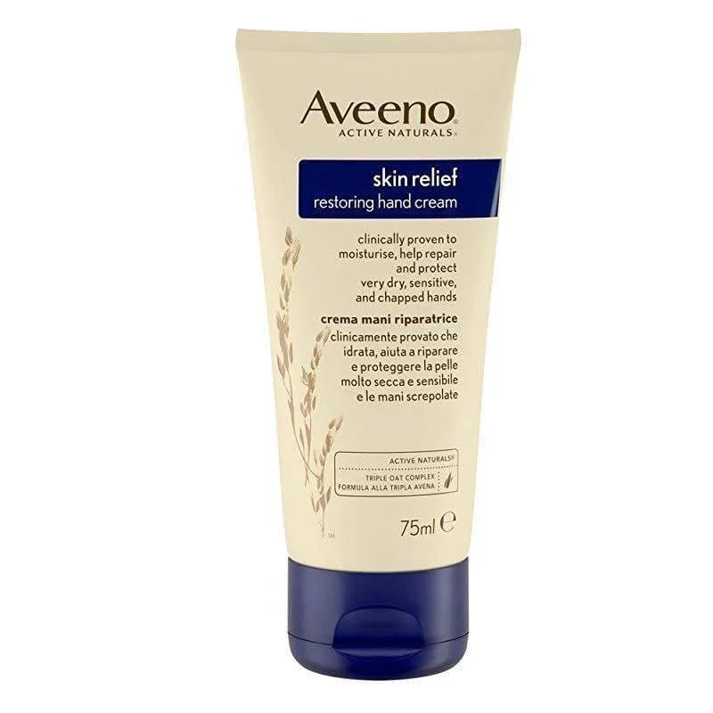 Aveeno Skin Relief Restoring Hand Cream 75ml - Aveeno EasyMeds Pharmacy