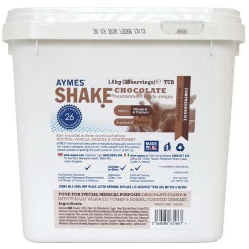 Aymes Chocolate Shake Protein Powder Tub 1600g - Aymes EasyMeds Pharmacy