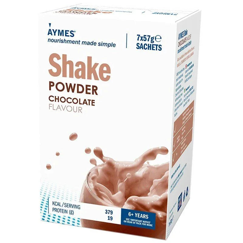 Aymes Nutritional Milkshake Chocolate Flavour Sachet 57g x 7 - Aymes EasyMeds Pharmacy