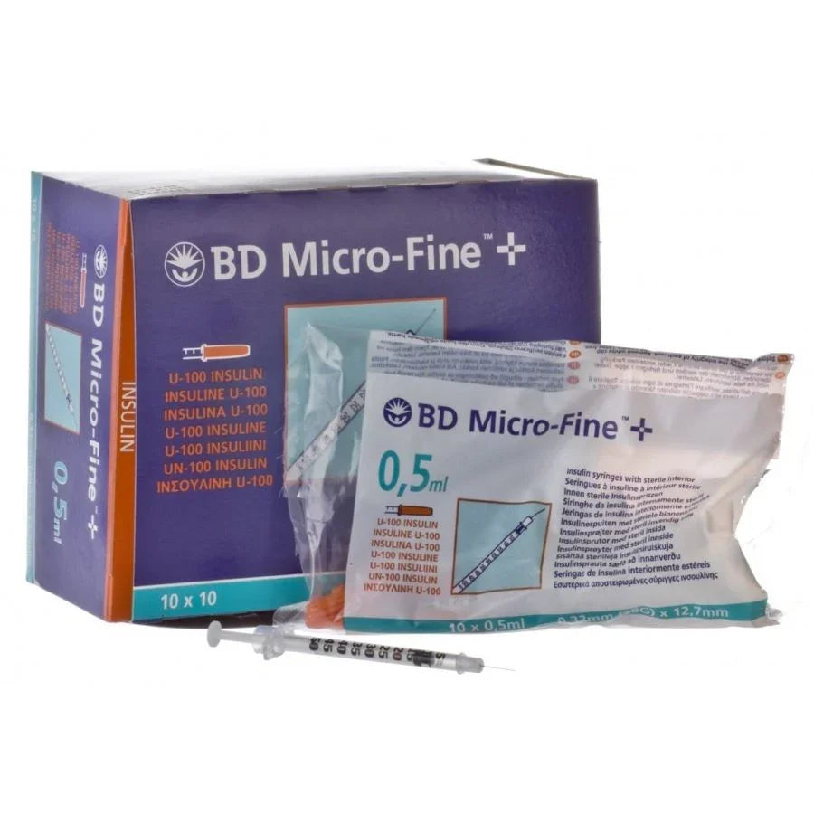 BD MicroFine + Plus 0.5ml U100 29G 12.7mm x 100 - Special Offer