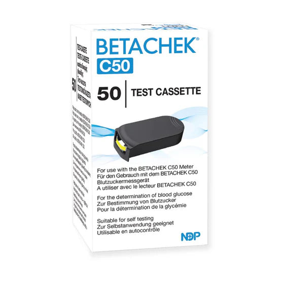 BetaChek C50 Test Cassettes x 50