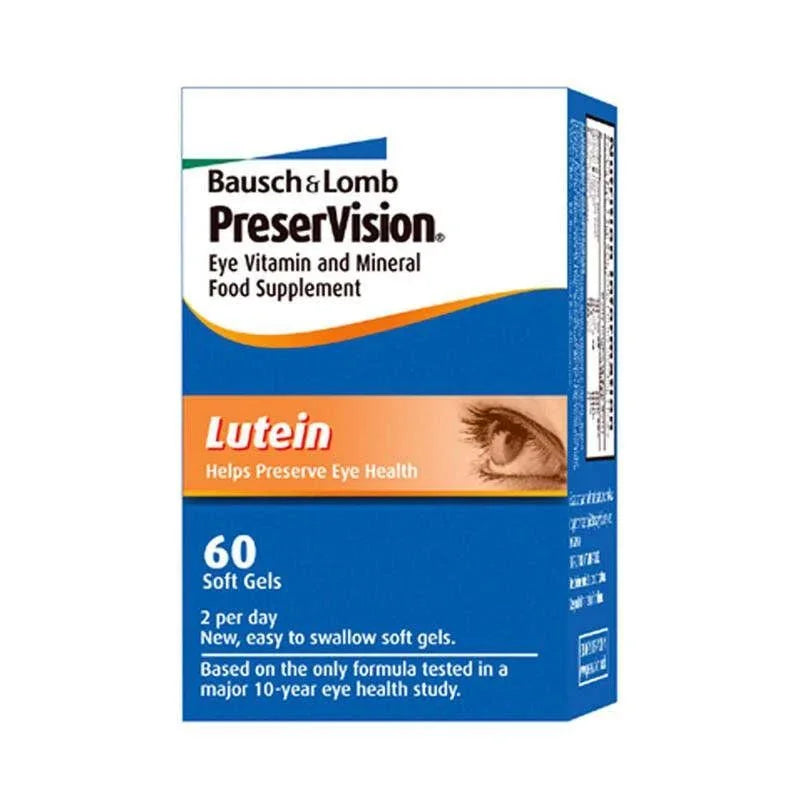Bausch & Lomb Preservision Lutein 240 Softgels (2 x 120) 4 Months Supply - Bausch & Lomb EasyMeds Pharmacy
