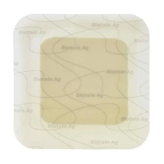 Biatain AG Adhesive Dressing 18cm x 18cm x 5 | Conformable Silver Foam - Biatain EasyMeds Pharmacy