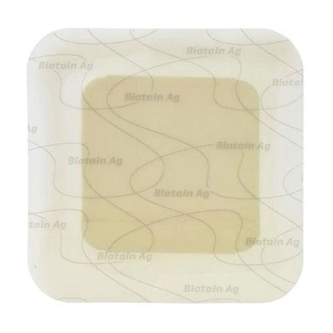 Biatain AG Adhesive Dressings 18cm x 18cm x 5 Conformable Silver Hydrocolloid - Coloplast EasyMeds Pharmacy