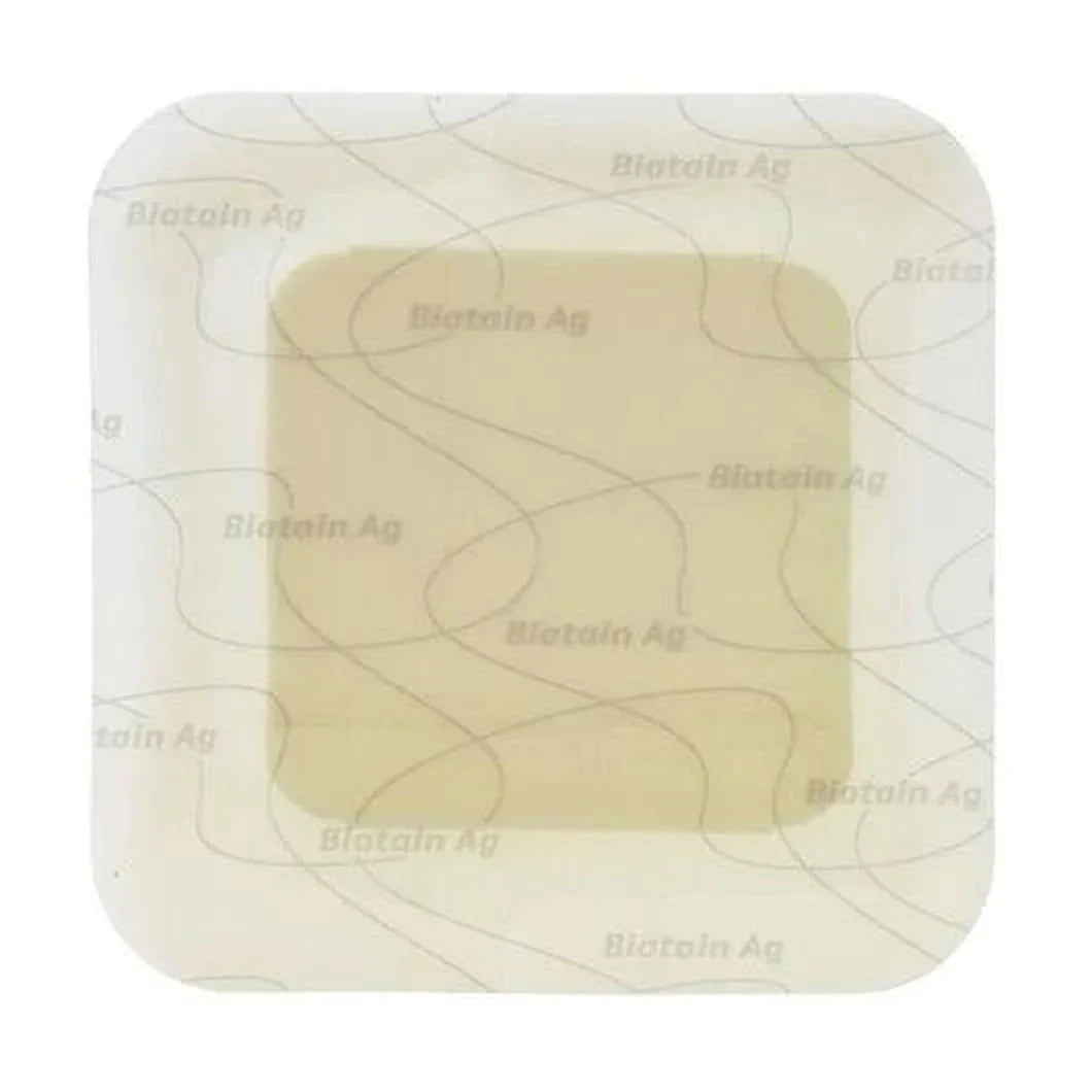 Biatain AG Adhesive Dressings 18cm x 18cm x 5 Conformable Silver Hydrocolloid - Coloplast EasyMeds Pharmacy