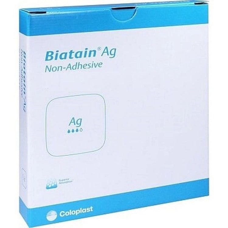 Biatain AG Non-Adhesive Dressing 20cm x 20cm x 5 - Coloplast EasyMeds Pharmacy