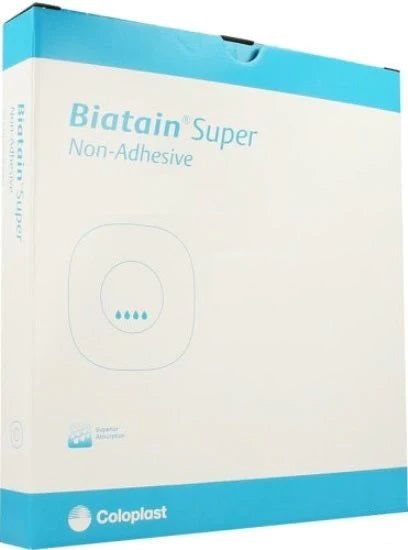 Biatain Super Non-Adhesive 10cm x 10cm Dressings x 10 - Biatain EasyMeds Pharmacy
