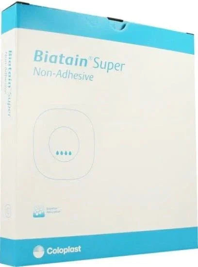 Biatain Super Non-Adhesive 10cm x 10cm Dressings x 10 - Biatain EasyMeds Pharmacy