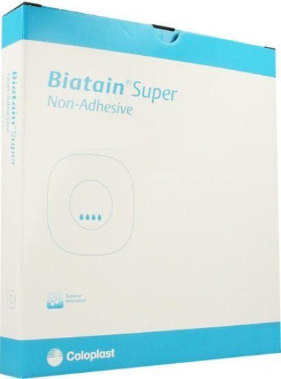 Biatain Super Non-Adhesive 15cm x 15cm Dressings x 10 | 290-1924 - Biatain EasyMeds Pharmacy
