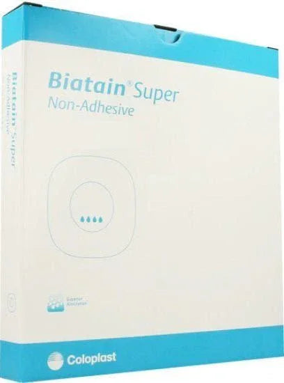 Biatain Super Non-Adhesive 15cm x 15cm Dressings x 10 | 290-1924 - Biatain EasyMeds Pharmacy