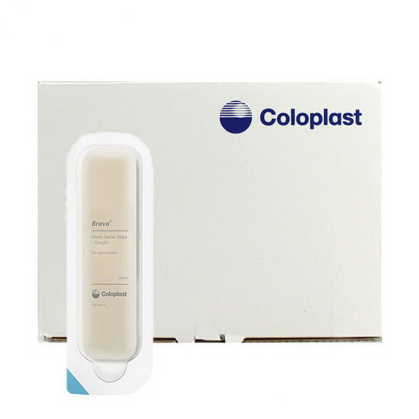 Brava Straight Elastic Tapes x 20 - For Ostomy Baseplates - 12074 -   Coloplast EasyMeds Pharmacy