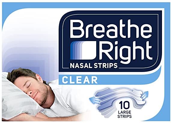 Breathe Right Large Clear Nasal Strips 10 x 9 (90 Strips) - Breathe Right EasyMeds Pharmacy