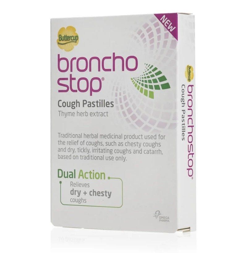 BronchoStop Cough Pastilles x 20 - Omega Pharma EasyMeds Pharmacy