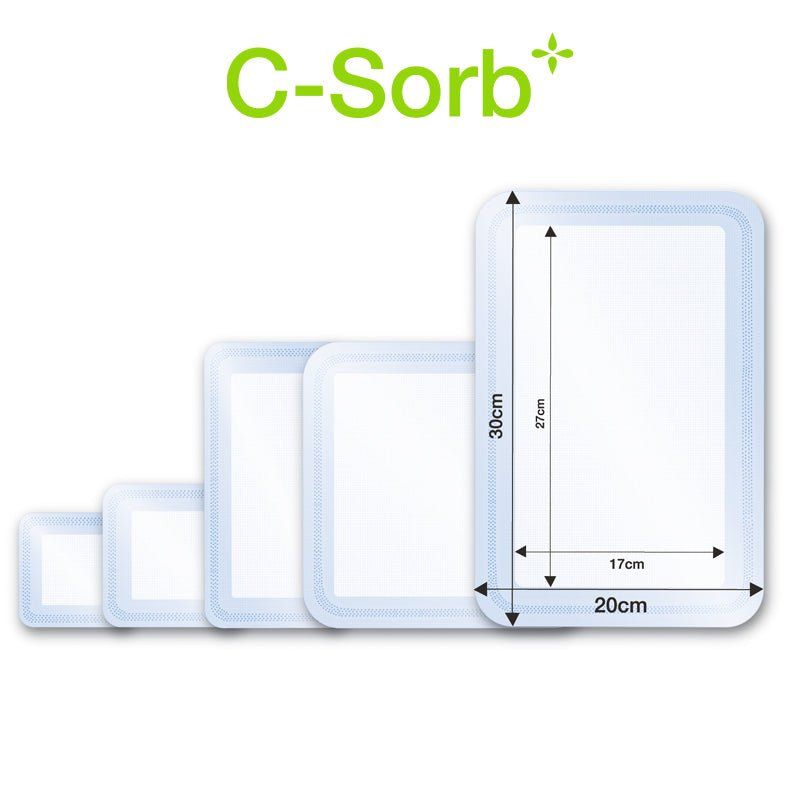 C-Sorb 206230 Super Absorbent Management Sterile Dressing 20cm x 30cm x 20 - Richardsons Healthcare EasyMeds Pharmacy