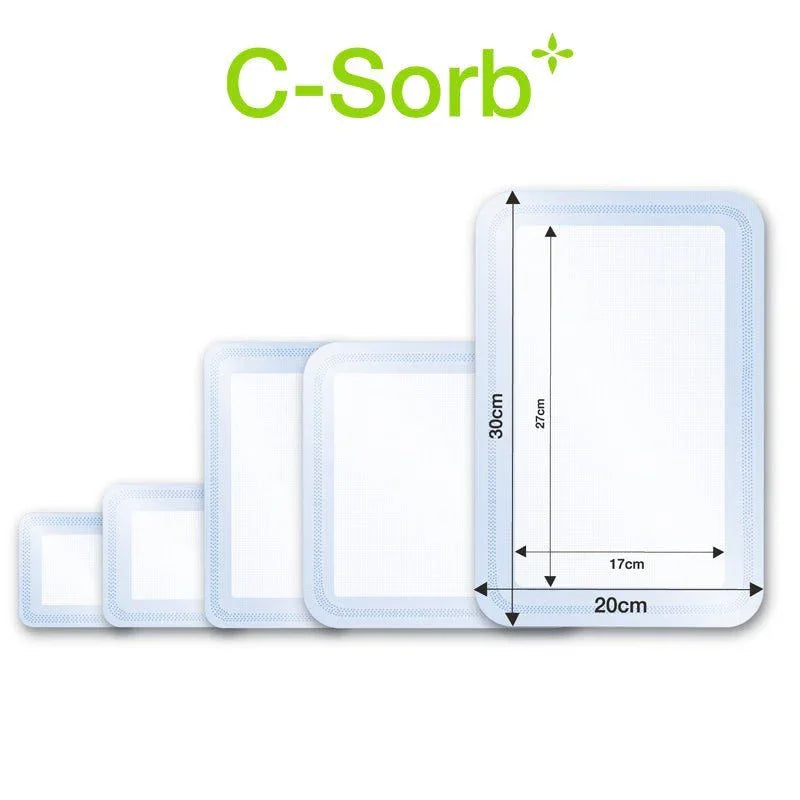 C-Sorb 206230 Super Absorbent Management Sterile Dressing 20cm x 30cm x 20 - Richardsons Healthcare EasyMeds Pharmacy