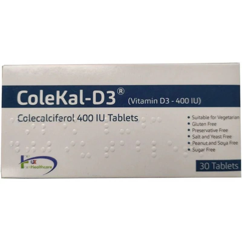 COLEKAL-D3 Vitamin D3 400IU Tablets x 30