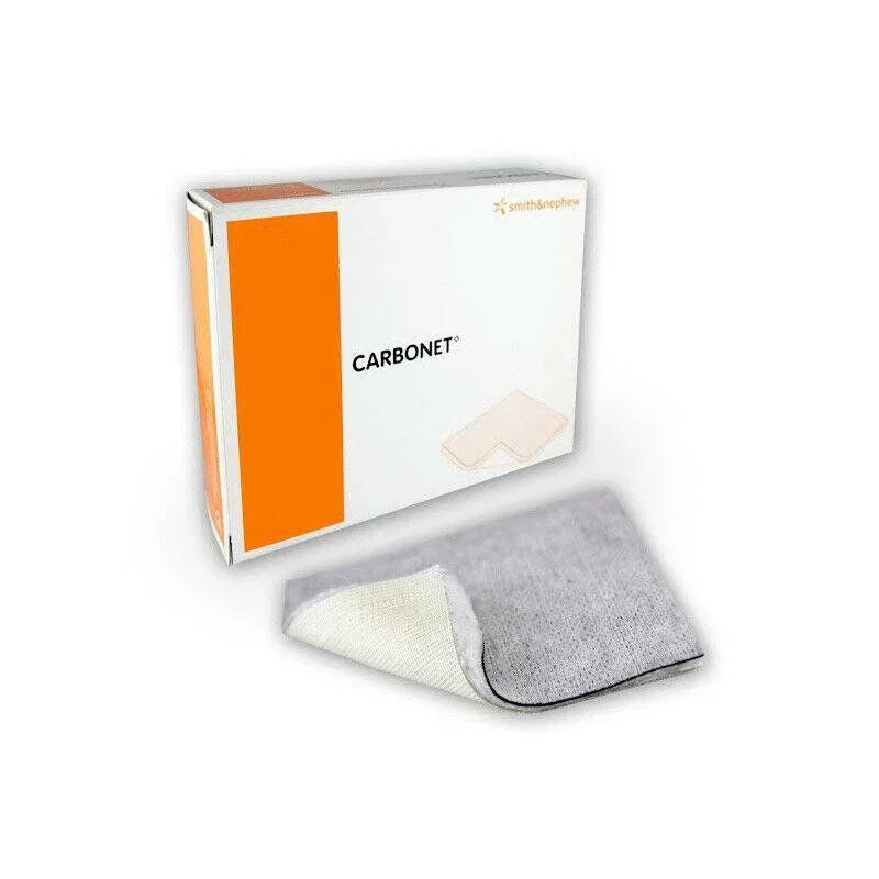 Carbonet 7064 Charcoal Odour Absorbent Dressing 10cm x 10cm x 10 - Smith & Nephew EasyMeds Pharmacy