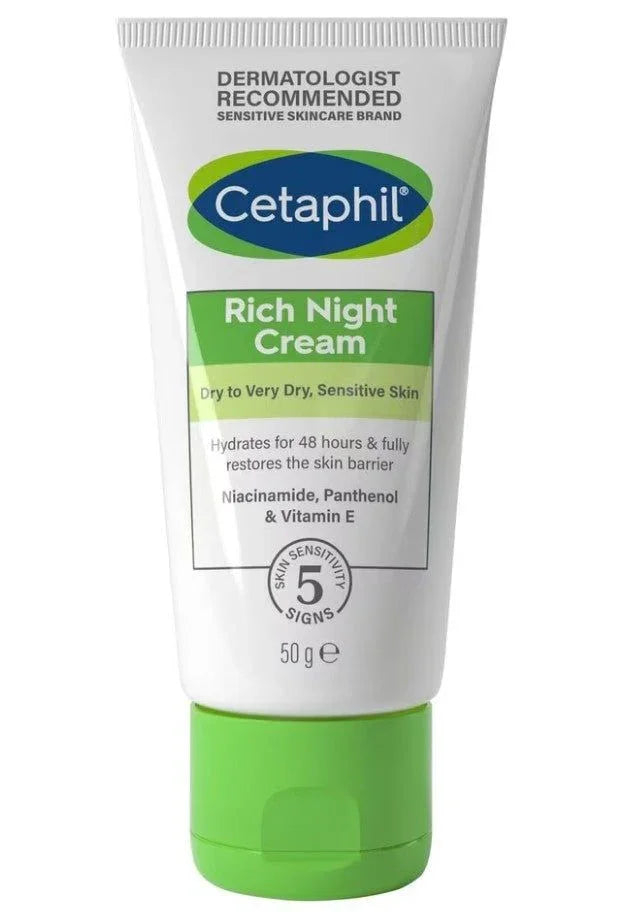 Cetaphil Rich Night Cream 50g - Galderma EasyMeds Pharmacy