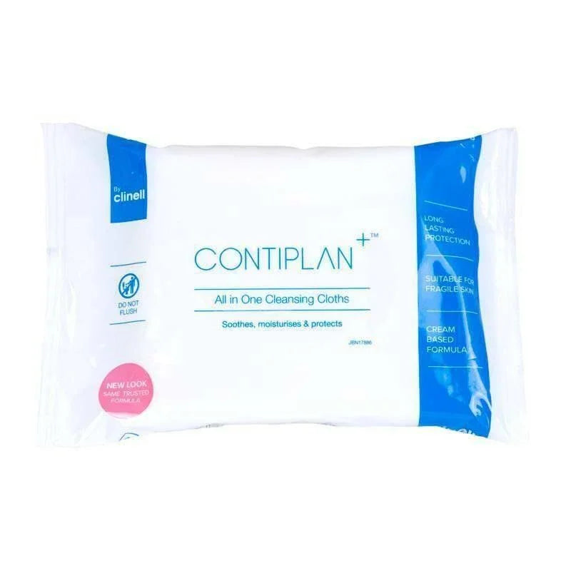 Clinell Contiplan Moist Wipes x 8 - Clinell EasyMeds Pharmacy