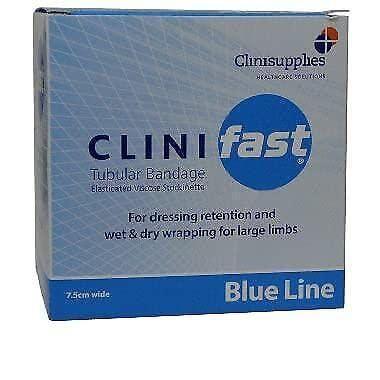 Clinifast Blue Line Tubular Bandage 7.5cm x 3m | EasyMeds Pharmacy Clinifast Blue Line Tubular Bandage 7.5cm x 3m | EasyMeds Pharmacy