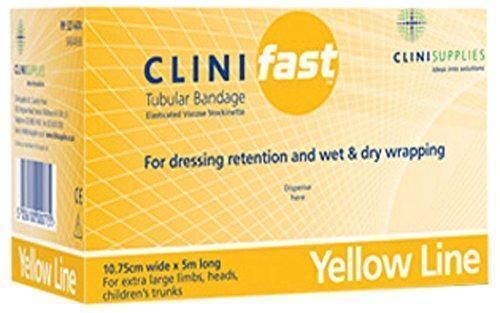 Clinifast Tubular Bandage, 10.75 cm x 3 m, Yellow - Clinifast EasyMeds Pharmacy