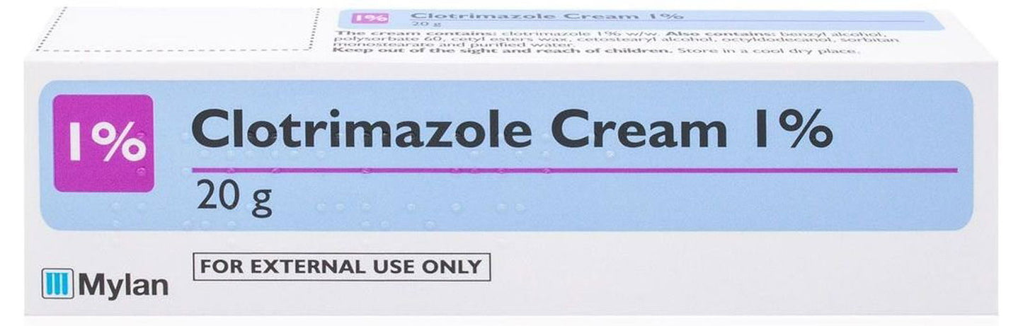 Clotrimazole Cream 1% Fungal Skin Treatment 20g - EasyMeds Healthcare LTD EasyMeds Pharmacy