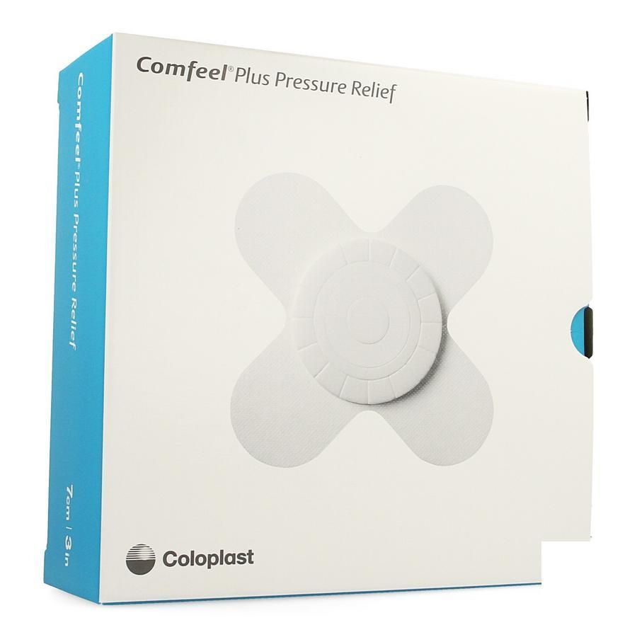 Comfeel Plus Pressure Relief Square Sterile Dressings 7cm x 7cm x 10 - Coloplast EasyMeds Pharmacy
