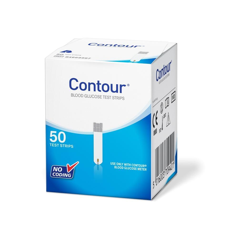 Contour Blood Glucose Test Strips x 50 - Contour EasyMeds Pharmacy